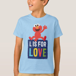 T-shirt Elmo   L pour Love