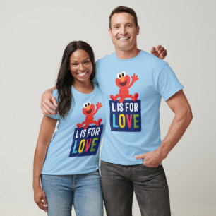 T-shirt Elmo   L pour Love