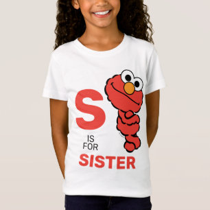 T-Shirt Elmo   S est pour soeur
