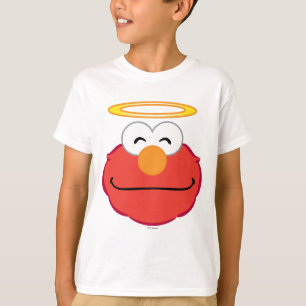 T-shirt Elmo visage souriant avec halo