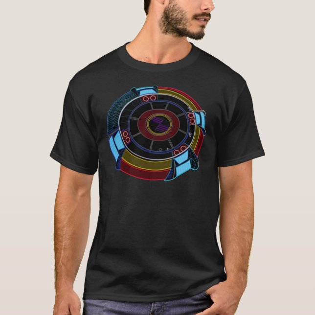 T-shirt ELO, Electric Light. Orchestra Spaceship Long  Cla (Devant)