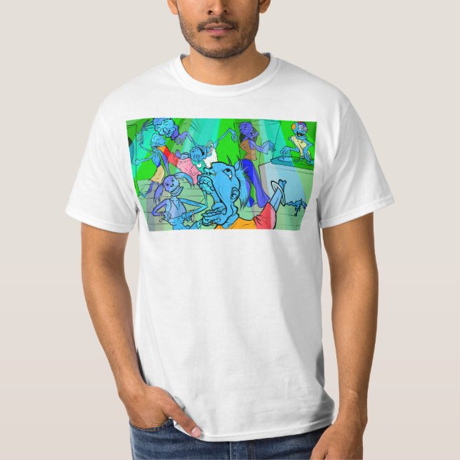 T-shirt Éloge de zombi (Devant)