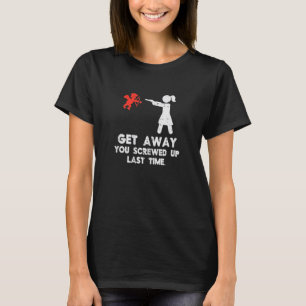 T-shirt Éloignez Fille Cupidante Anti Valentines Fête des 