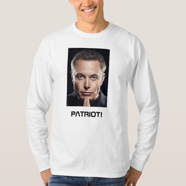 T-SHIRT ELON PATRIOT (Devant)