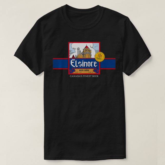 T-shirt Elsinore Beer Nouveau & amélioré Retro 80's Premiu (Design devant)