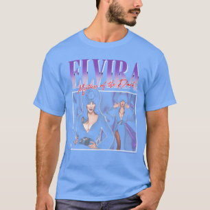 T-shirt Elvira Maîtresse des Ténèbres Violet 90s amie d'ho
