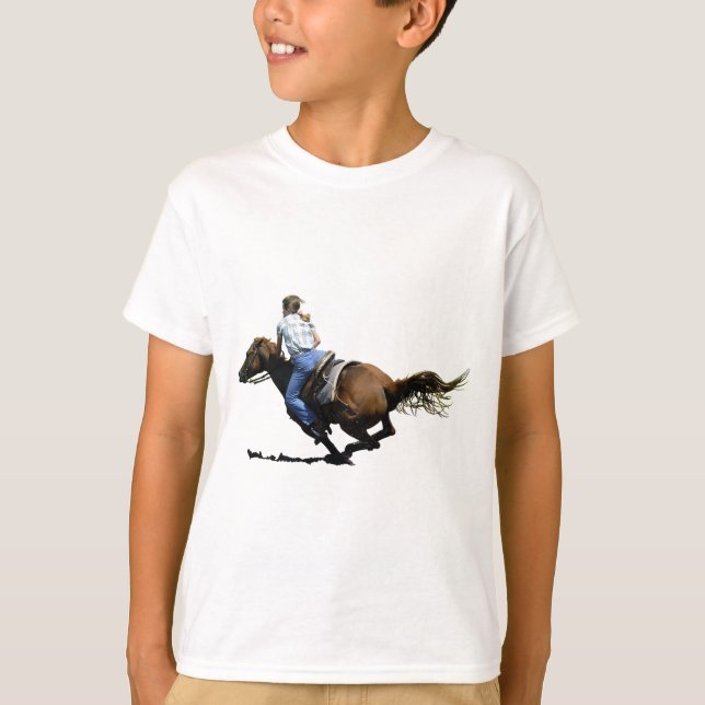 T-shirt Emballage de baril, venant dans dur (Devant)