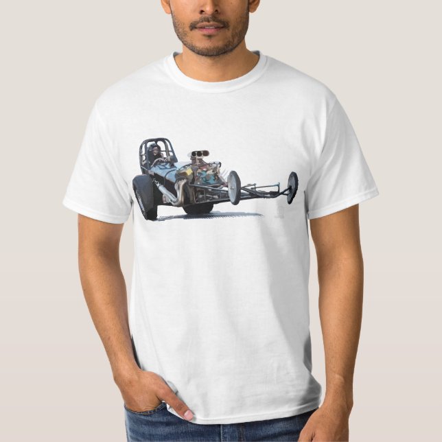 T-shirt Emballage d'entrave et voitures à moteur gonflé (Devant)