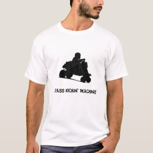T-shirt Emballage noir de tondeuse à gazon de joueur