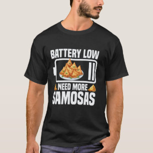 T-shirt Emballages de samosas végans Samosas Fan Samosa in