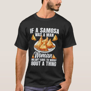 T-shirt Emballages de samosas végans Samosas Fan Samosas i
