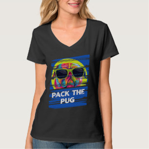 T-shirt Emballez le Pug  Humour de jeu de mots animalier M