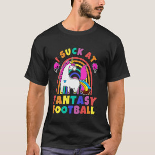 T-shirt Embarrassant Imaginaire Football Rainbow Unicorn P