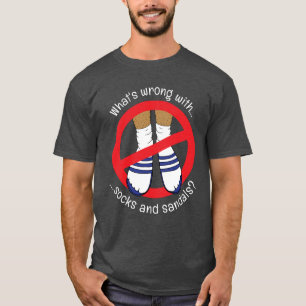 T-shirt Embarrasser Papa Chaussettes et Sandales Plaisante