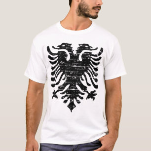 T-shirt Emblème albanais d'aigle
