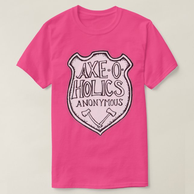 T-shirt Emblème Bouclier anonyme AxeOHolics (Design devant)