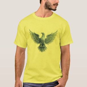 T-shirt Emblème d'aigle de cristal - Symbole Majestueux du