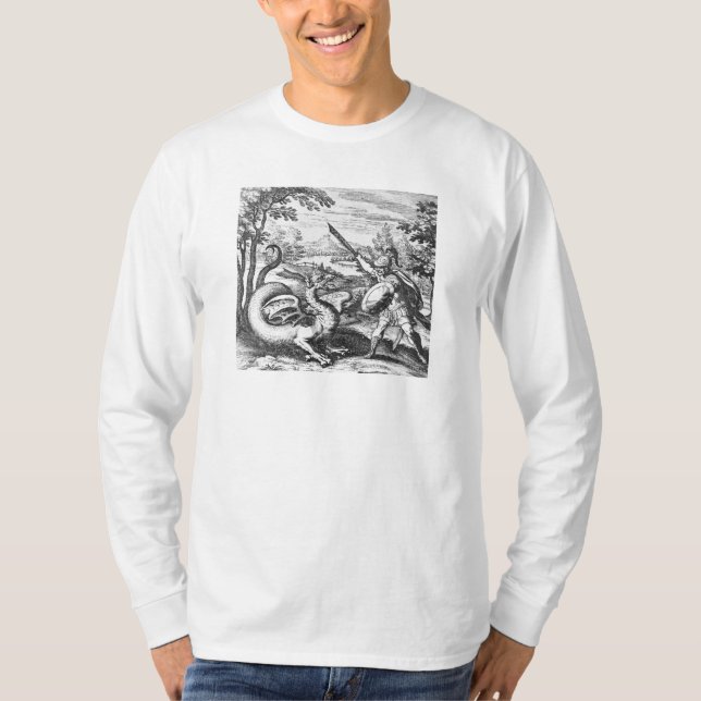 T-shirt Emblème d'alchimie de la couche de dragon (Devant)