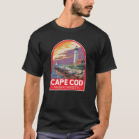 Emblème d'art de voyage Cape Cod Massachusetts