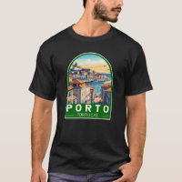 Emblème d'art touristique Porto Portugal