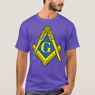 T-shirt Emblème de Carré de chemise maçonnique