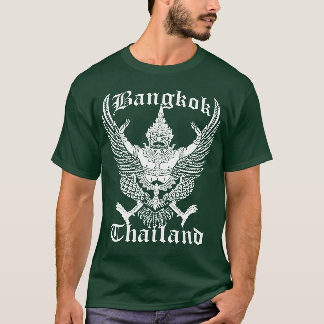 T-shirt Emblème de cru de la Thaïlande Bangkok (Devant)