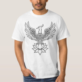T-shirt Emblème de flamme Phoenix