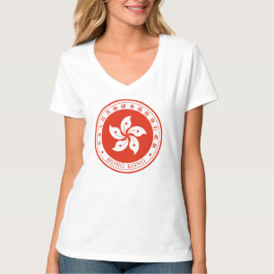 t-shirt emblème de hong kong