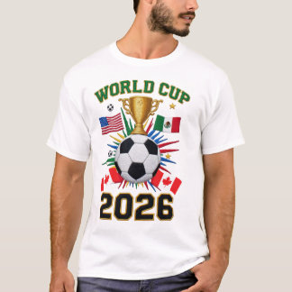 T-shirt Emblème de la Coupe du Monde de Football 2026