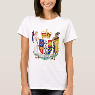 T-shirt emblème de la nouvelle-zélande