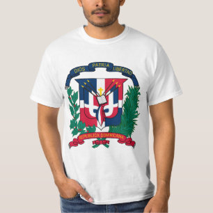 T-shirt emblème de la république dominicaine
