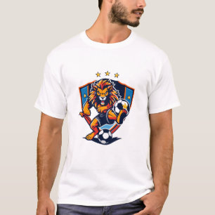 T-shirt Emblème de la victoire du lion de la Coupe du mond