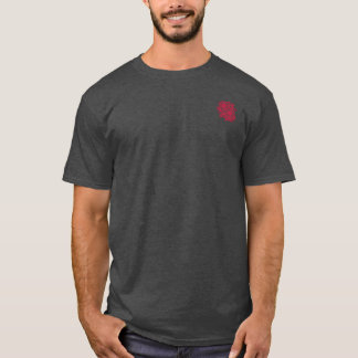 T-shirt Emblème de pâquerettes en dentelle rouge | Blossom