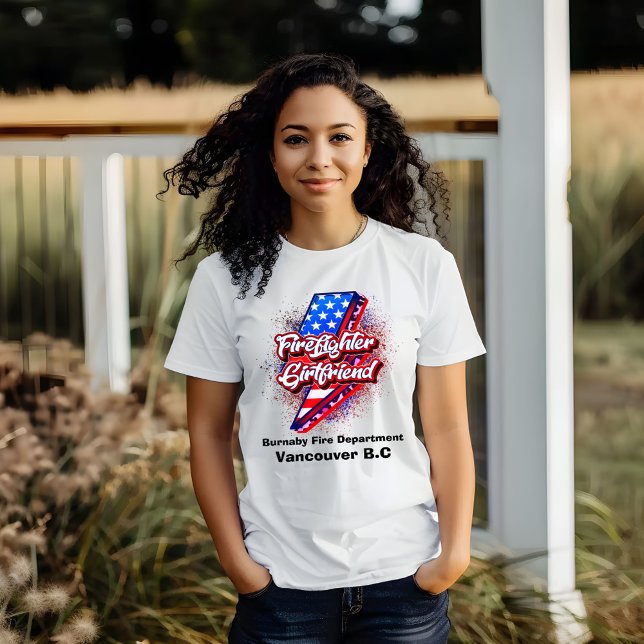 T-shirt emblème de pompier héroïque (Créateur téléchargé)