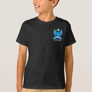 T-shirt Emblème d'équipe de football des écoliers Cadeau