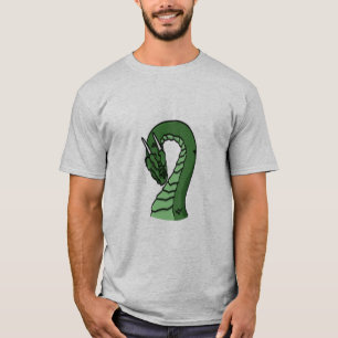 T-shirt Emblème d'Imaginaire Emerald Green Dragon