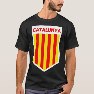 T-shirt Emblème Drapeau Catalogne