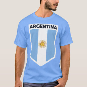 T-shirt Emblème du drapeau argentin
