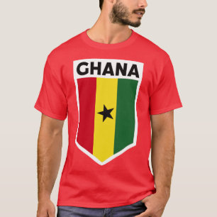 T-shirt Emblème du drapeau du Ghana