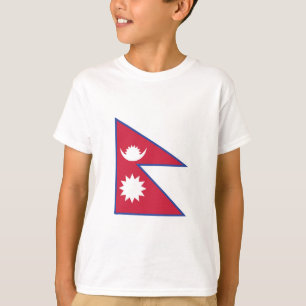 T-shirt Emblème du drapeau du Népal