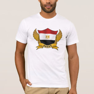 T-shirt Emblème du drapeau égyptien