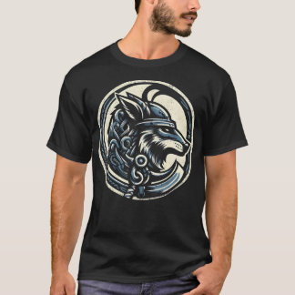 T-shirt Emblème du guerrier du loup de Norse