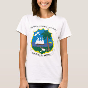 T-shirt emblème du liberia