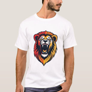 T-shirt Emblème du lion rugissant