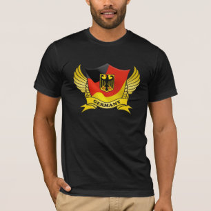T-shirt Emblème du pavillon de l'Allemagne