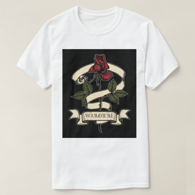 T-shirt "Emblème du Rose enchanté" (Design devant)