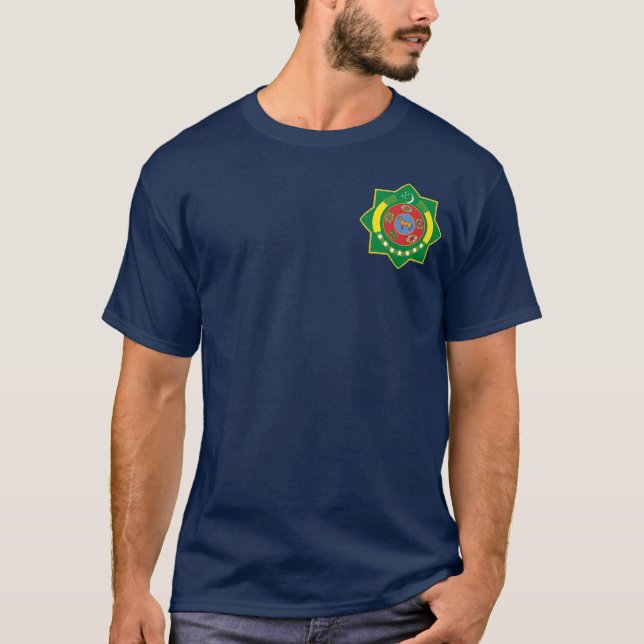 T-shirt Emblème du Turkménistan (Devant)