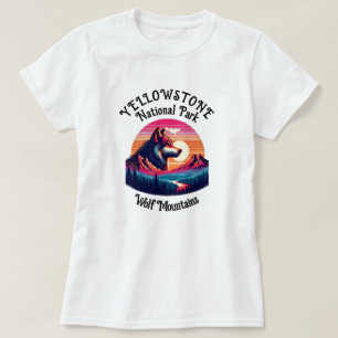 T-shirt Emblème majestueux du parc national de Yellowstone