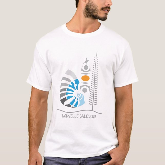 T-shirt Emblème Nouvelle-Calédonie - Coat of Arms (Devant)