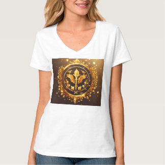 T-shirt Emblème "P&D" de Regal Golden Laurel
